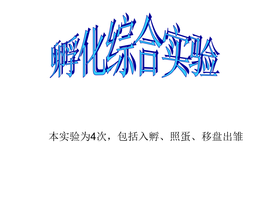 实验--孵化综合实验.ppt_第1页
