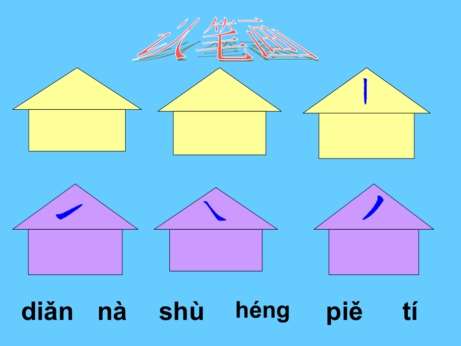 (幼教)小学一年级语文-笔画及部首.ppt_第1页