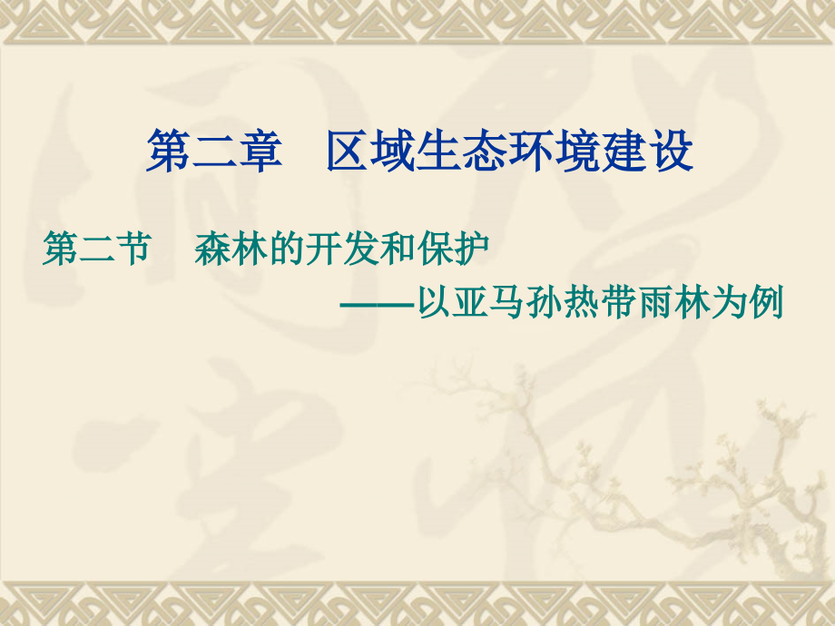 《亚马孙开发计划及其影响》.ppt_第1页