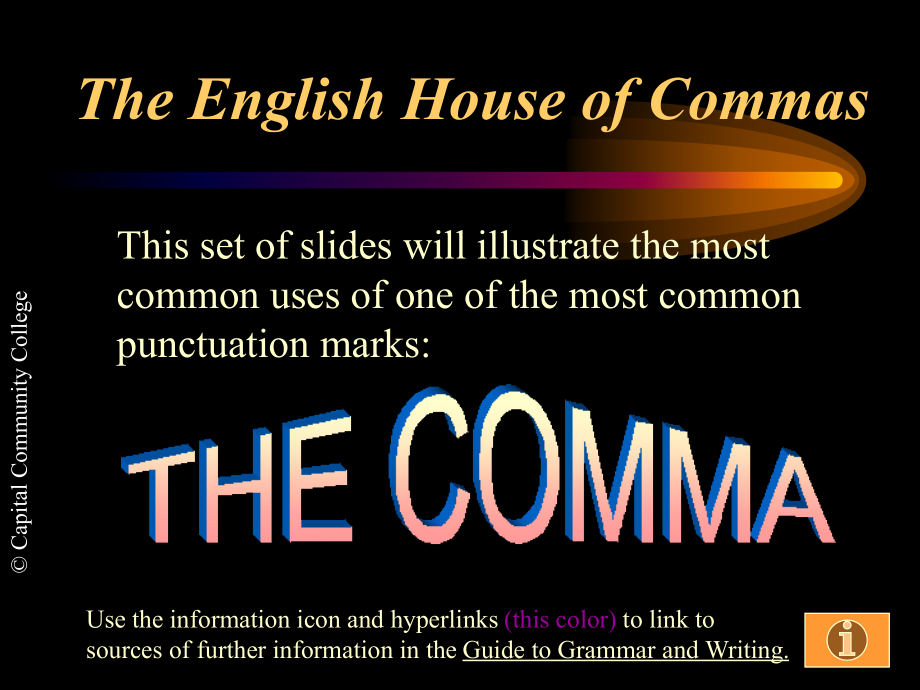 英语专题讲解-commas.ppt_第1页