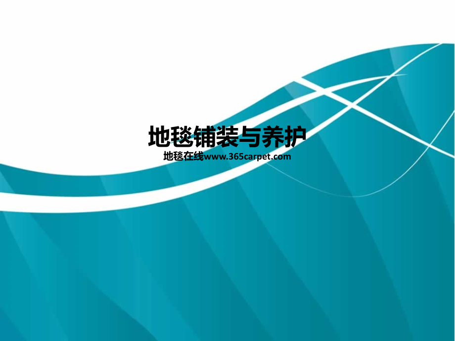 地毯铺张与维护.ppt_第1页