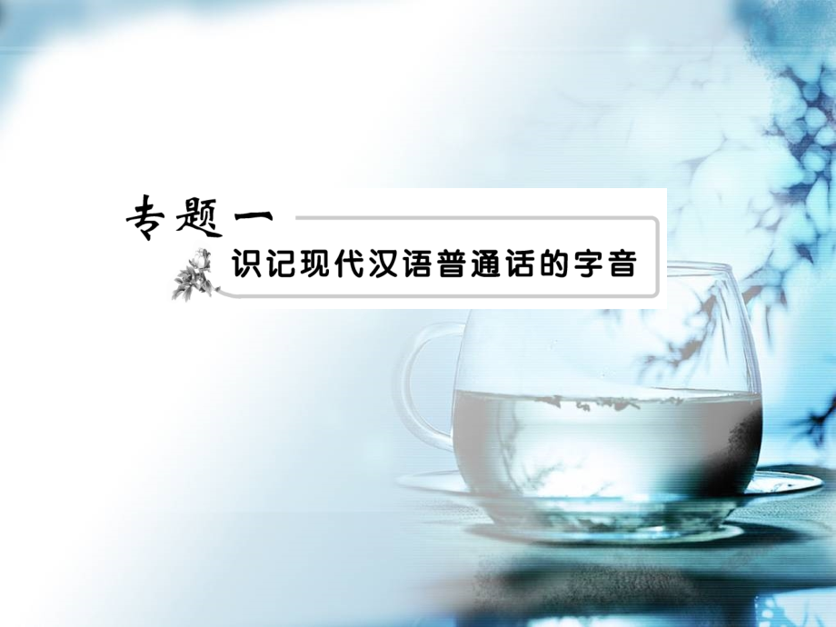 真题展示一(识记现代汉语字音).ppt_第1页