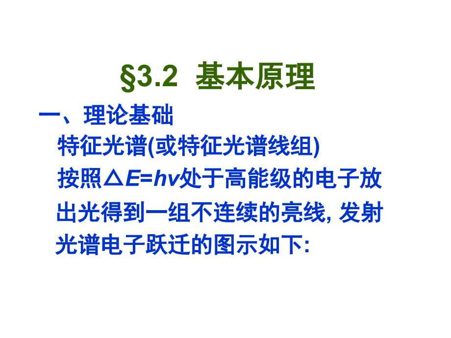 第三章 原子发射光谱法 第二节 基本原理.ppt_第1页