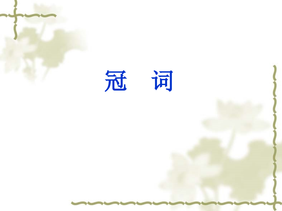 中考英语复习专题_冠词.ppt_第1页