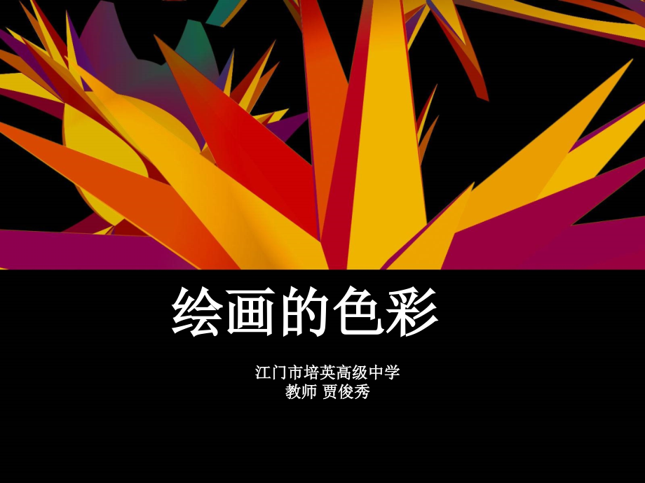色彩的绘画.ppt_第1页