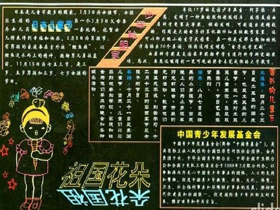 六一儿童节黑板报.ppt_第2页