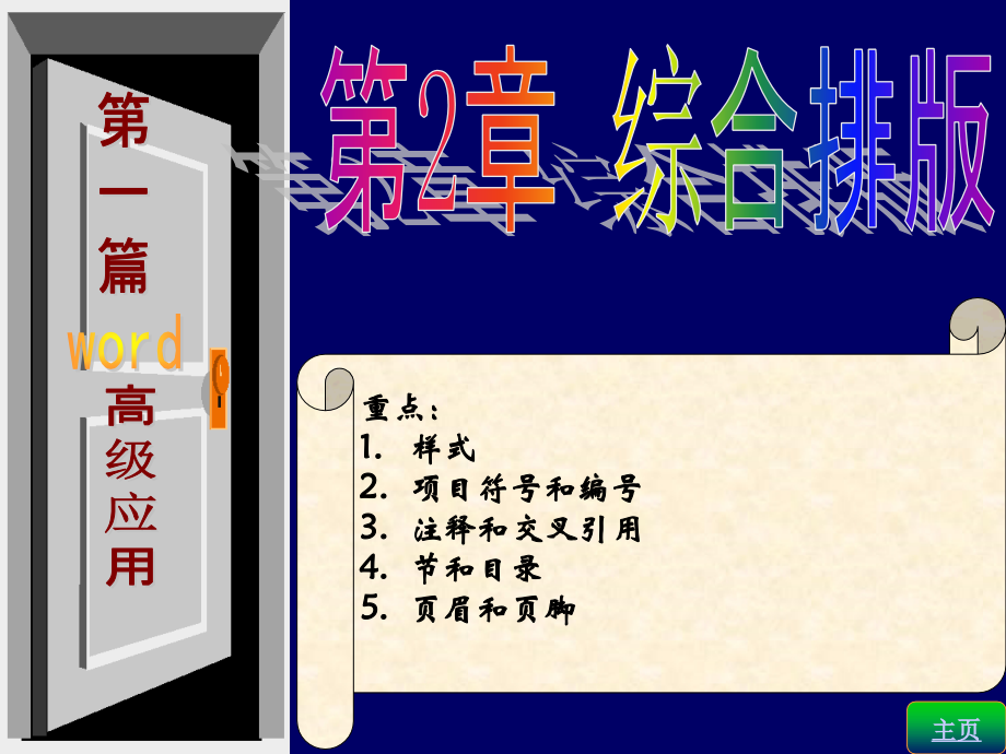 第2章word高级应用：综合排版.ppt_第1页