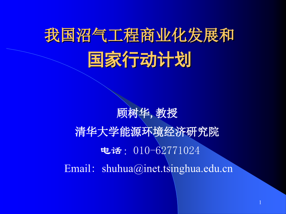我国沼气工程商业化发展和国家行动.ppt_第1页