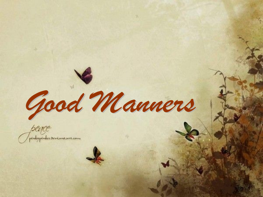 good_manners.ppt_第1页