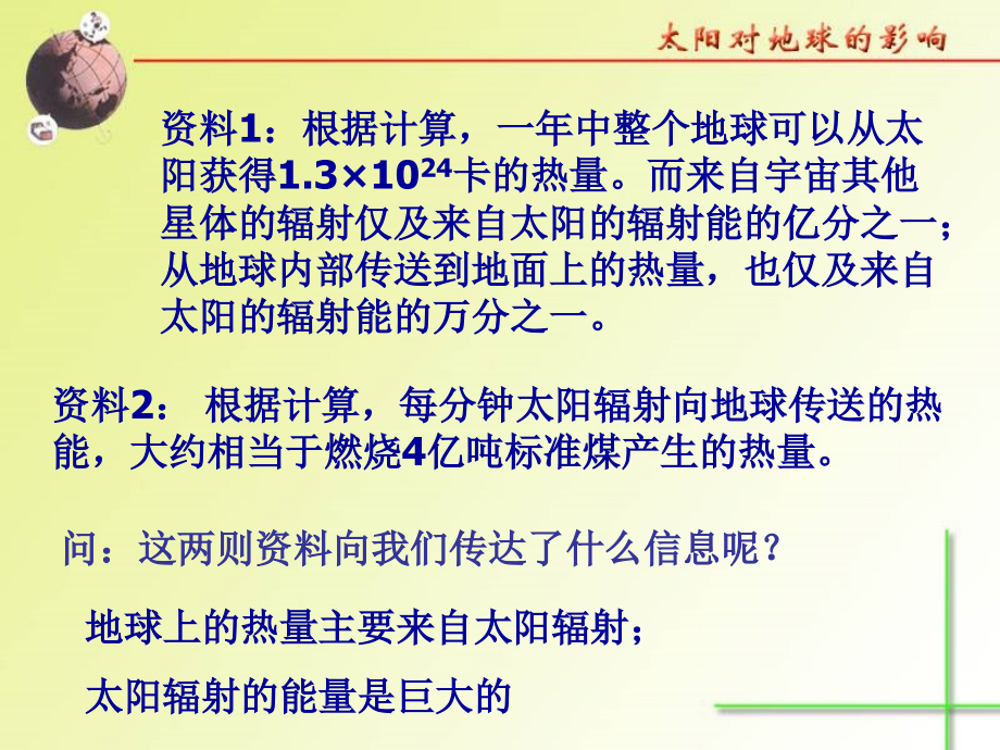 中图版地理1.2太阳对地球的影响.ppt_第2页