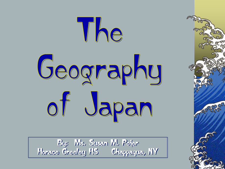 学英语-日本概述GeographyJapanese.ppt_第1页