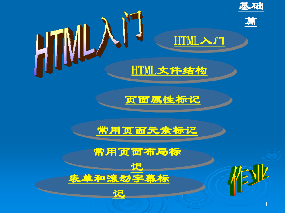 HTML入门讲座.ppt_第1页