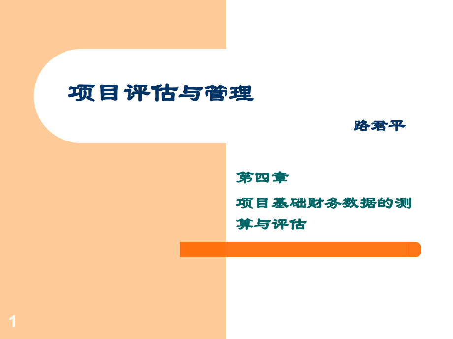 项目评估与管理 第四章2.ppt_第1页