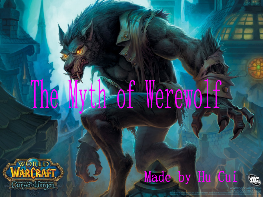 the myth of werewolf 狼人的传说.ppt_第1页