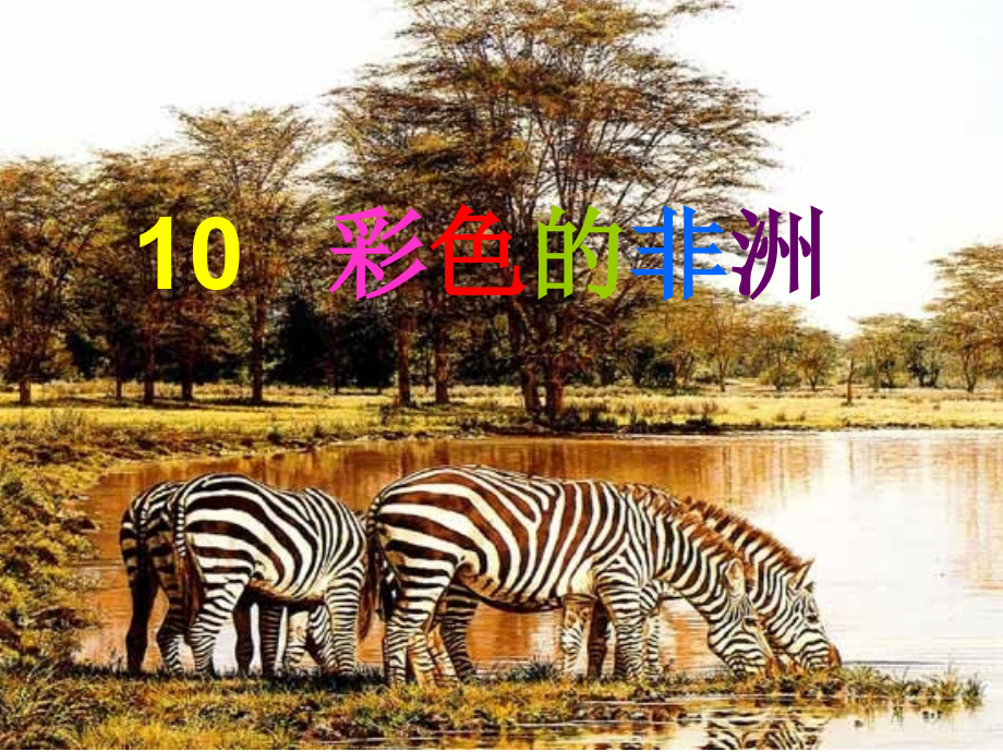 《彩色的非洲》用2.ppt_第1页