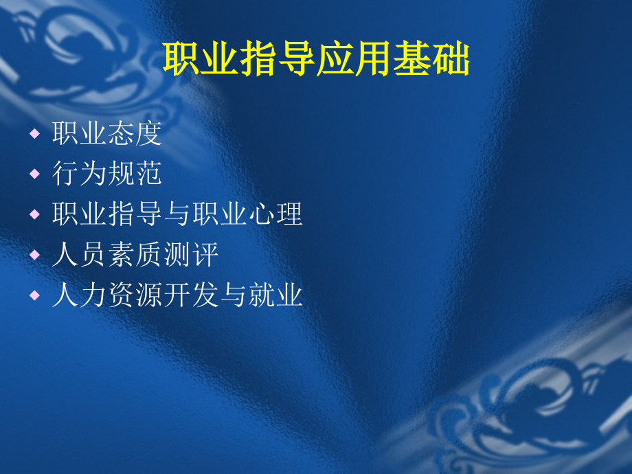 第一讲：职业指导应用基础.ppt_第2页