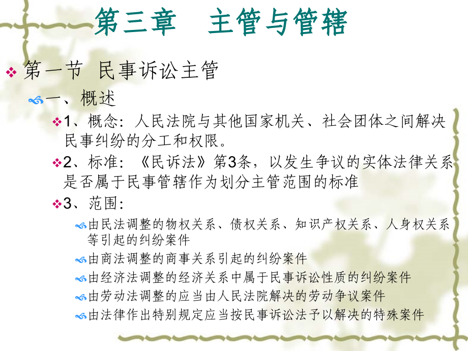 第三章 主管与管辖.ppt_第1页