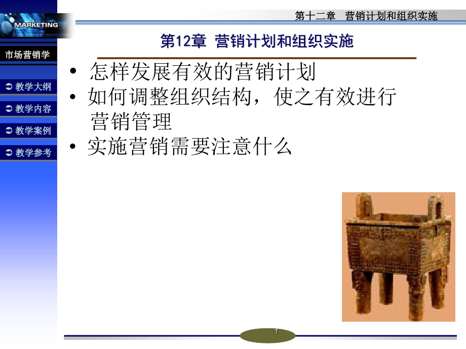 第12章 营销计划和组织实施.ppt_第1页