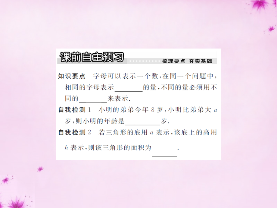 七年级数学上册 3.1 字母表示数课件2 (新版)北师大版 课件.ppt_第2页