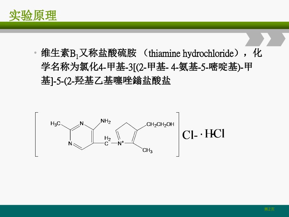 维生素B片含量测的方法验证专家讲座.pptx_第2页