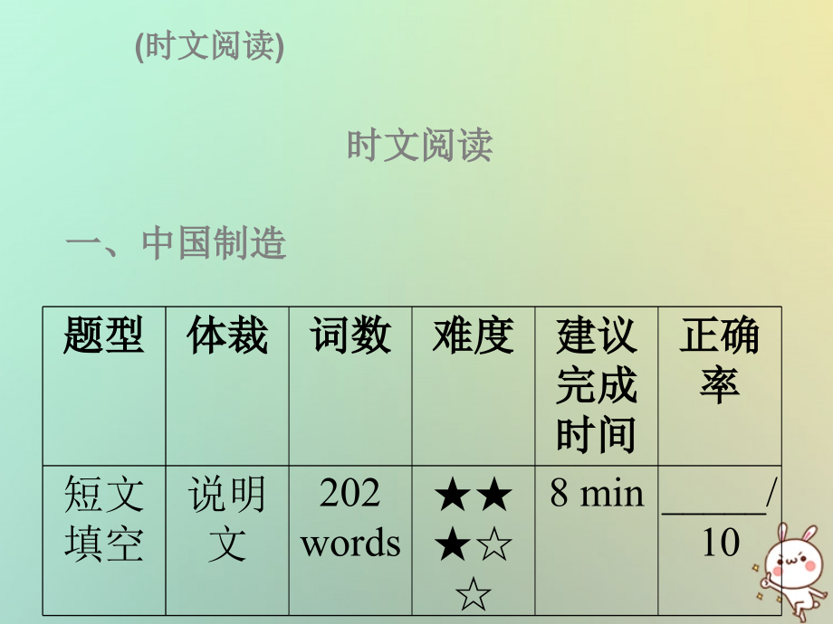 九年级英语全册 Unit 5 What are the shirts made of时文阅读复现式周周练课件 (新版)人教新目标版 课件.ppt_第2页