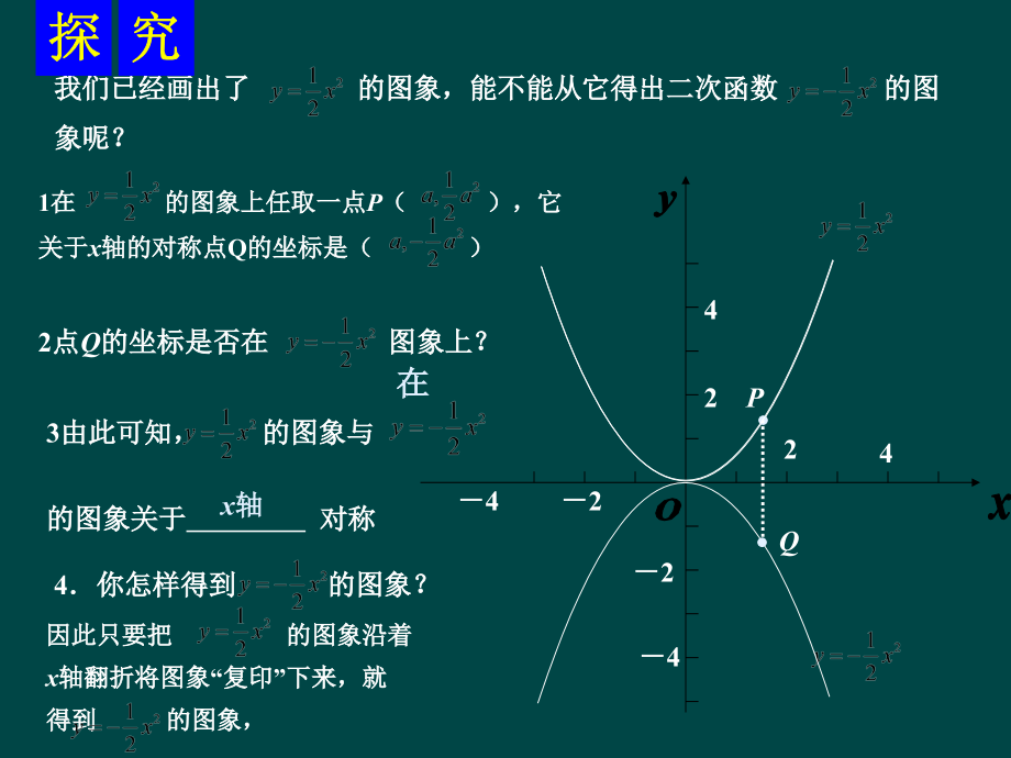 九年级数学下册 22二次函数的图象与性质(2)课件 湘教版 课件.ppt_第2页