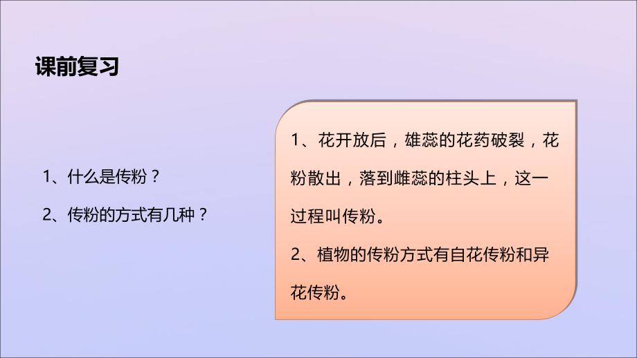 八年级生物上册 第四单元 物种的延续 第一章 绿色开花植物的一生 第三节 果实和种子的形成课件(新版)济南版 课件.ppt_第2页