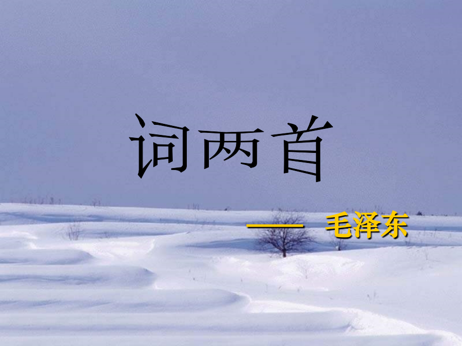 九年级语文下册 第3课(词二首)课件 长春版 课件.ppt_第1页
