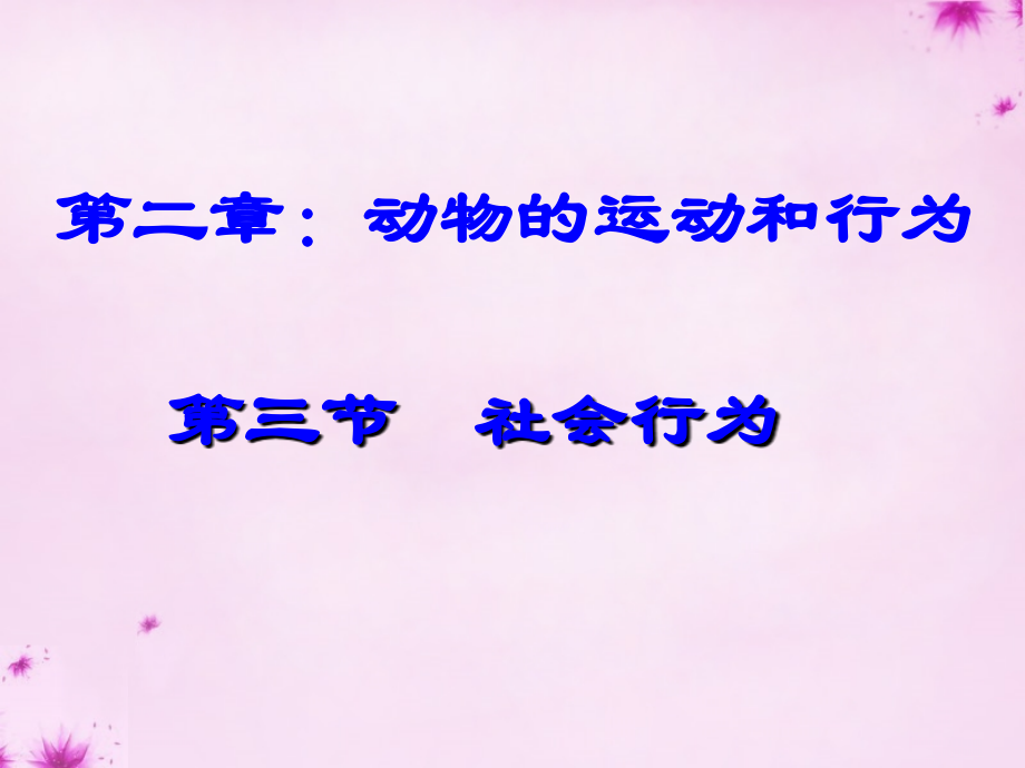 八年级生物上册 5.2.3 社会行为课件1 (新版)新人教版 课件.ppt_第1页