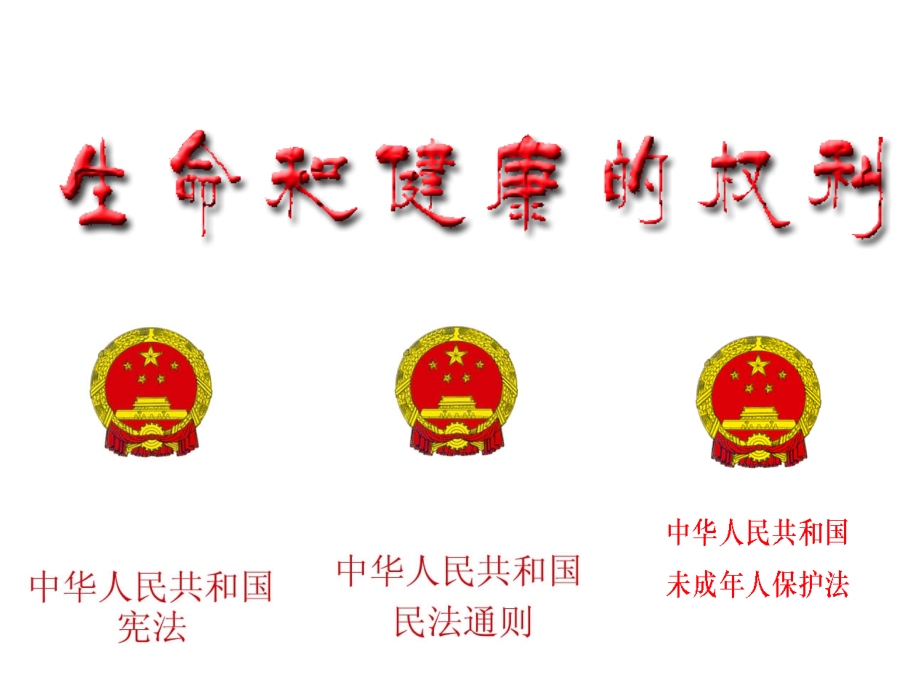 八年级政治 生命健康权课件 新课标 人教版 课件.ppt_第1页