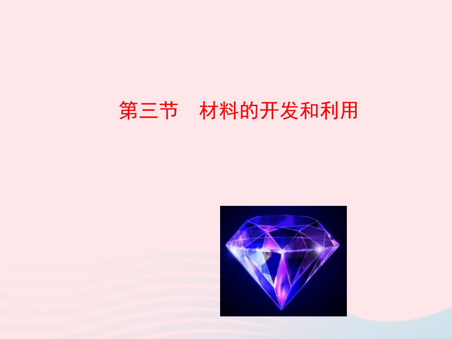 九年级物理全册 第二十章 第三节 材料的开发和利用课件 (新版)沪科版 课件.ppt_第1页