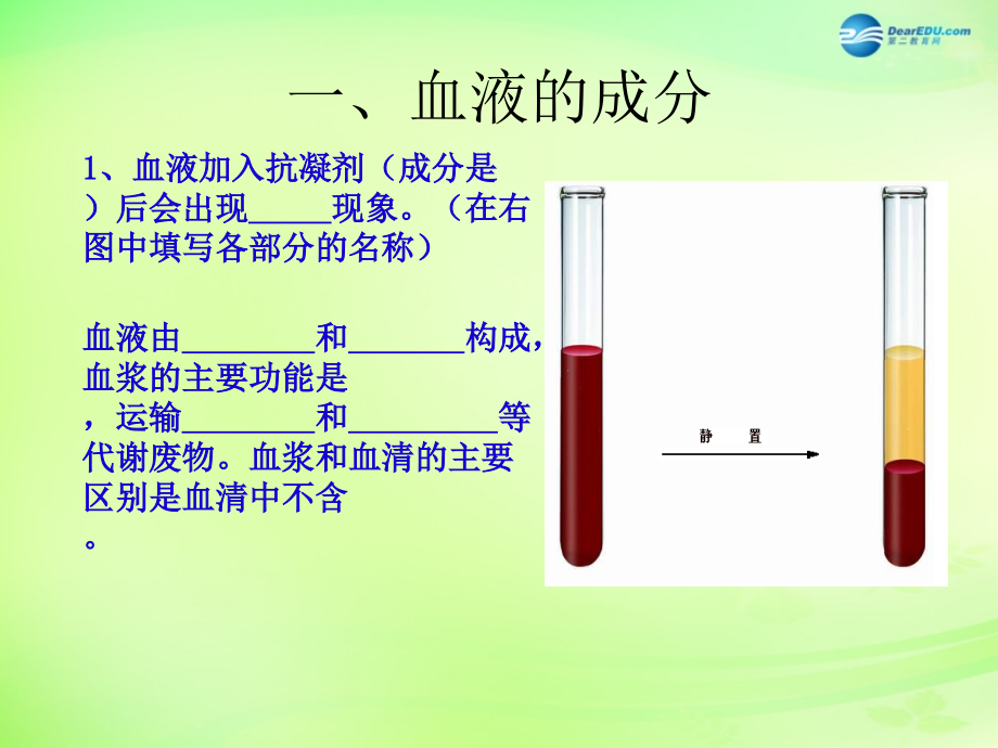 七年级生物下册 3.3 人体内的物质运输复习课件1 （新版）济南版.ppt_第2页