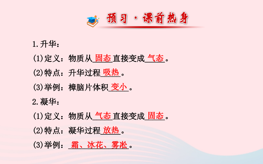 九年级物理下册 第十八章 第四节 升华和凝华课件 鲁科版五四制 课件.ppt_第2页