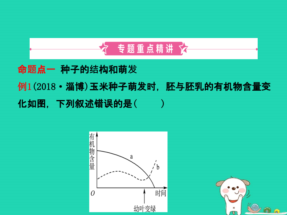 (江西专版)中考生物 第2部分 专题三 绿色开花植物的一生复习课件.ppt_第2页