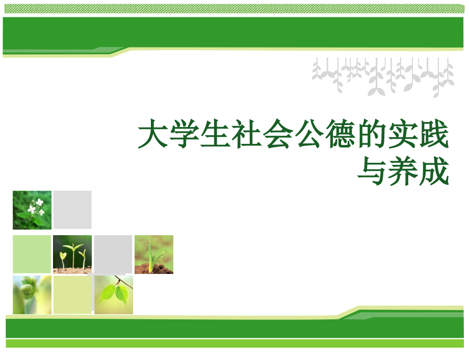 大学生社会公德的实践与养成 说课PPT.ppt_第1页