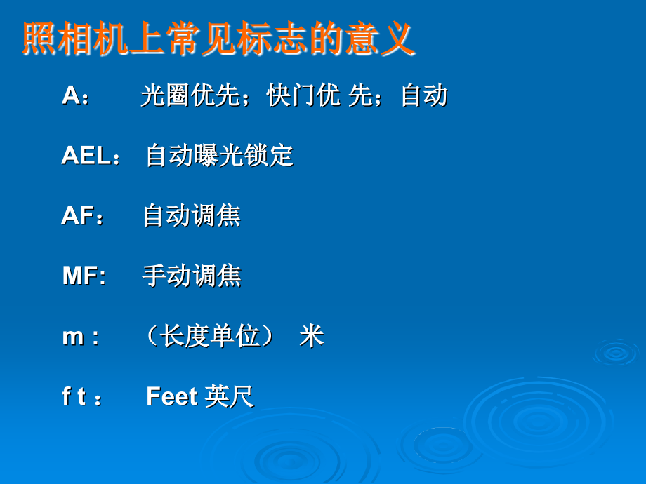 照相机上常见标志的意义.ppt_第1页
