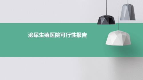 泌尿生殖医院可行性报告.pptx