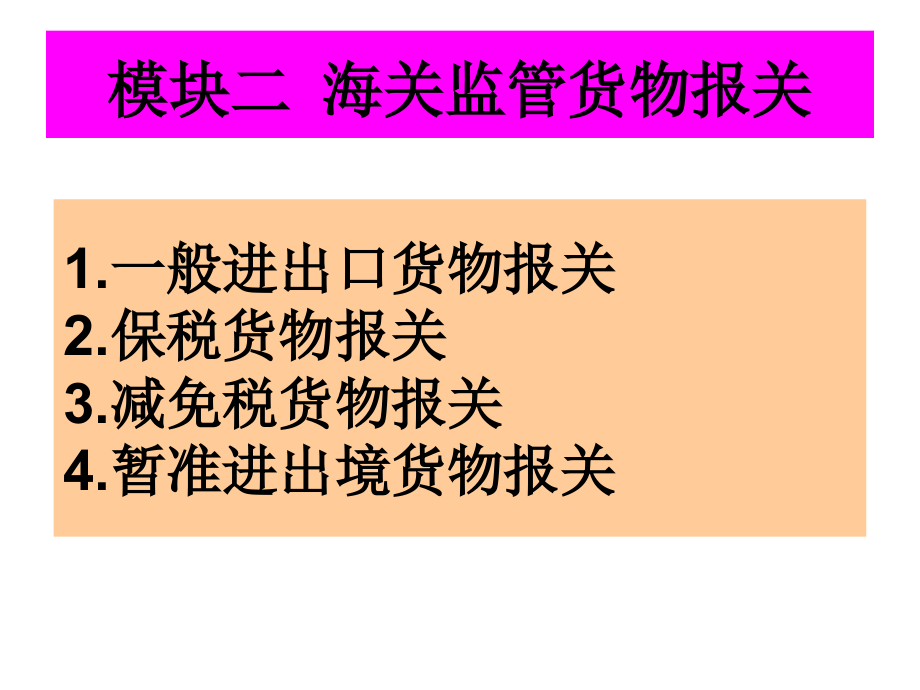 CR-一般进出口货物的通关制度及其操作流程.ppt_第1页