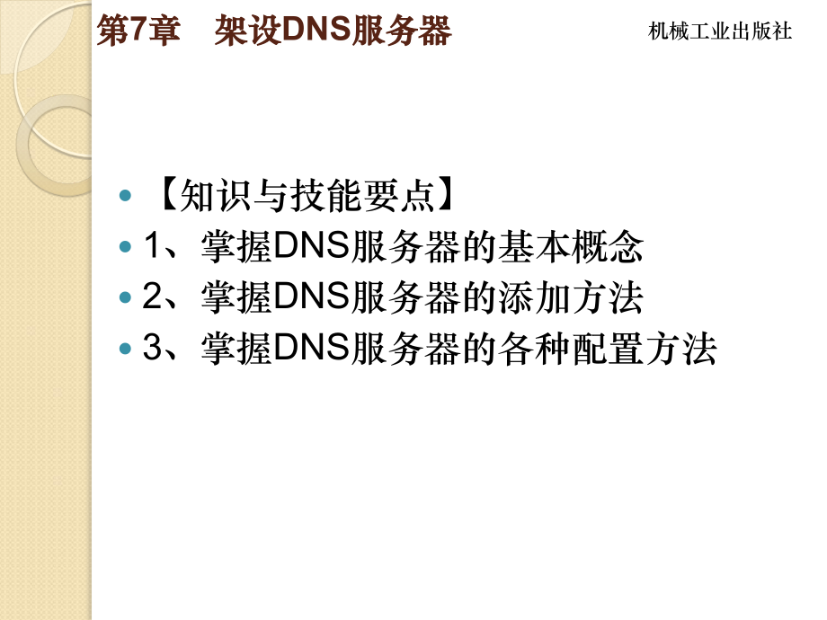 第7章 架设DNS服务器.ppt_第1页