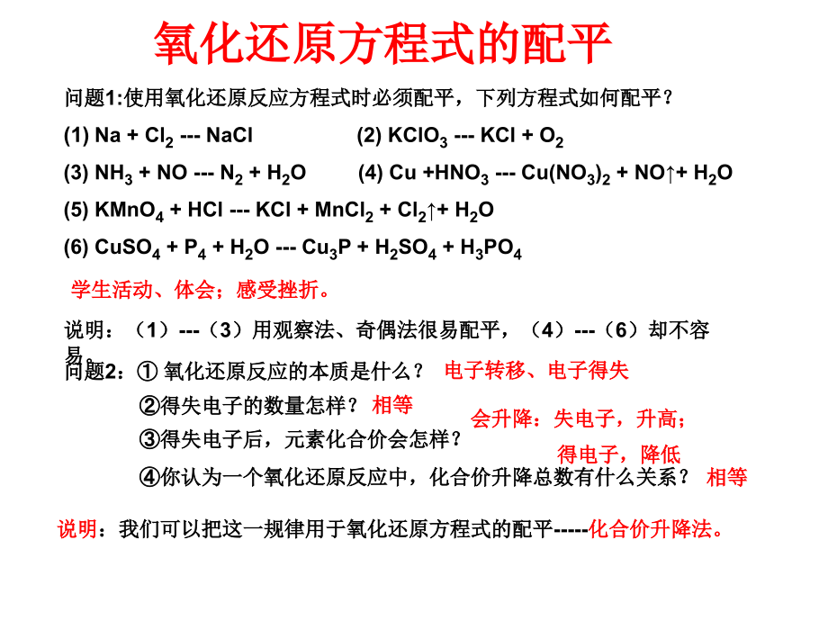 化合价升降法配平方程式6.ppt_第2页