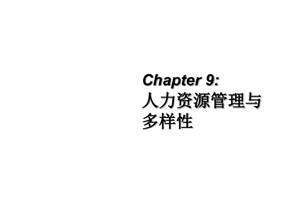 第9章人力资源与多样性.ppt_第1页