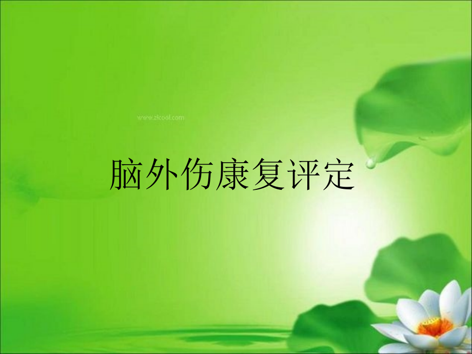 脑外伤康复评定.ppt_第1页