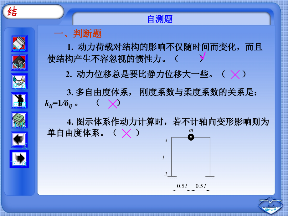 结构力学第9章自测.ppt_第1页
