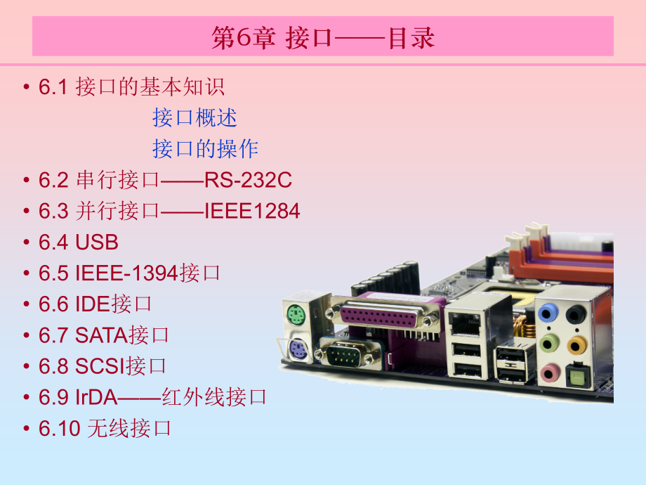 计算机硬件技术基础第6章（接口）.ppt_第1页