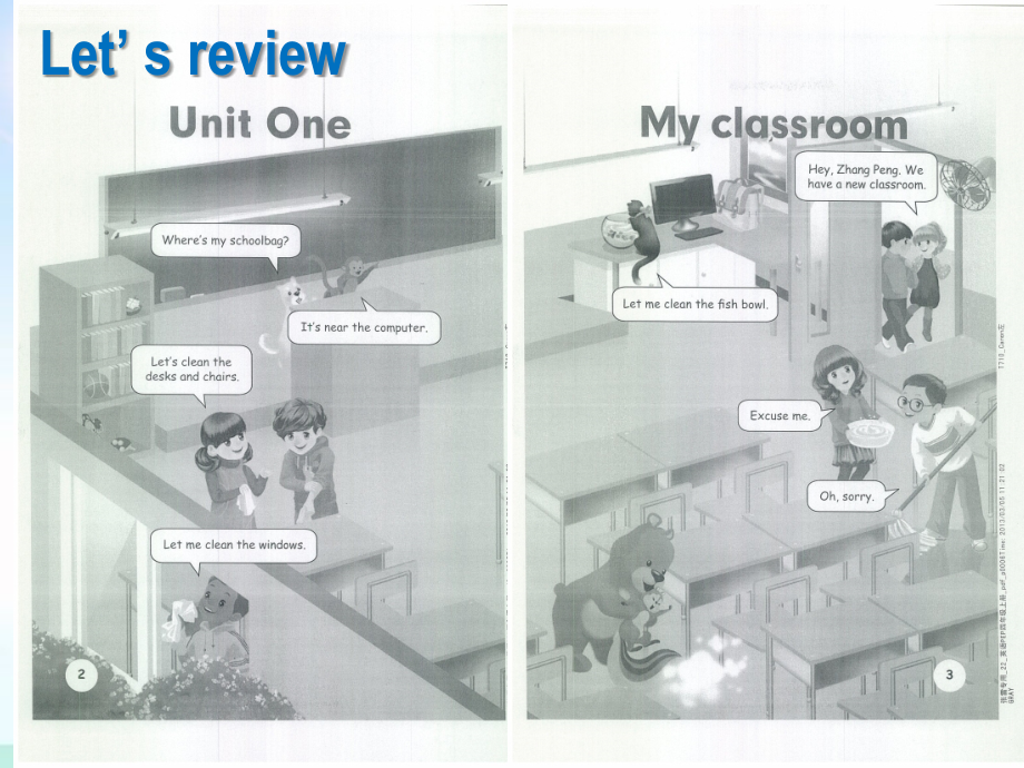 新版pep四年级英语Unit1-my-classroom第五课时.ppt_第2页