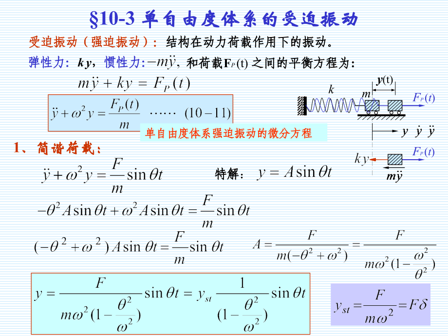 《结构力学》_龙驭球_第10章_动力学(3)-12.04修改.ppt_第1页