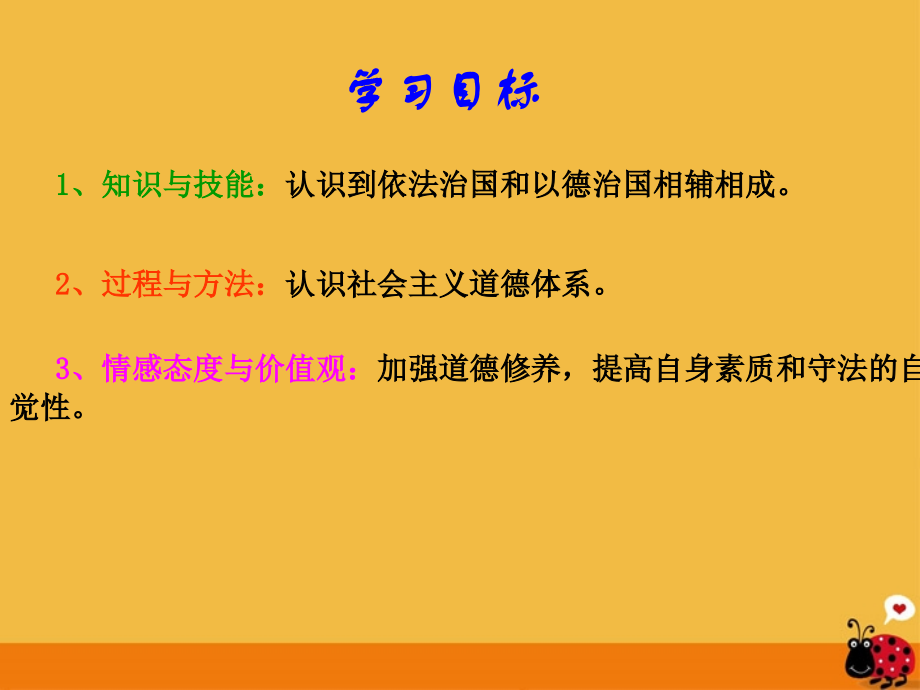 九年级政治 第7课坚持依法治国 加强道德修养课件 北师大版 课件.ppt_第2页