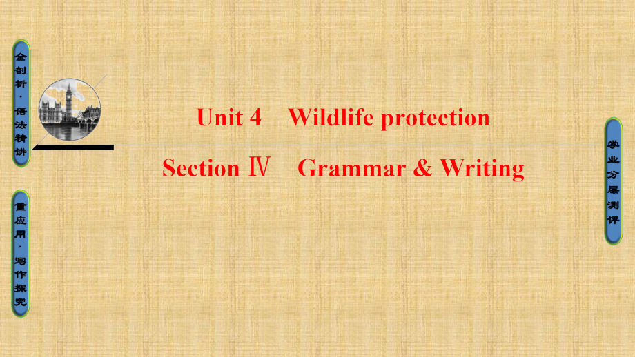 2017-2018学年高中英语人教版必修2课件：Unit4SectionⅣGrammar&Writing.ppt_第1页