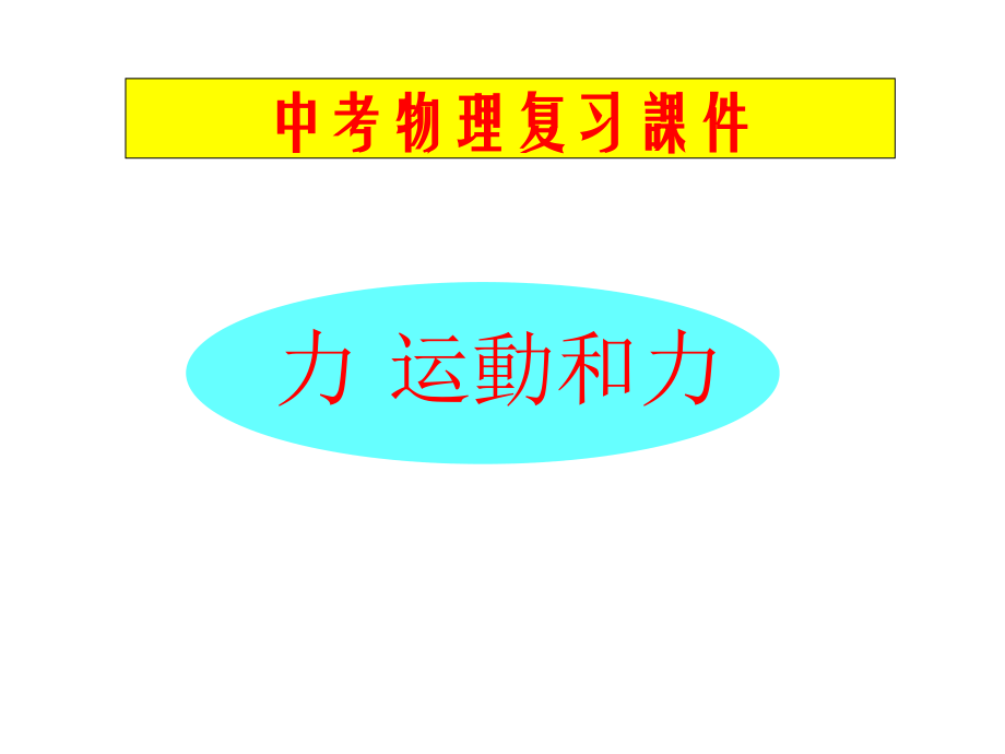 中考物理专题复习课件力运动和力市公开课一等奖百校联赛获奖课件.ppt_第1页