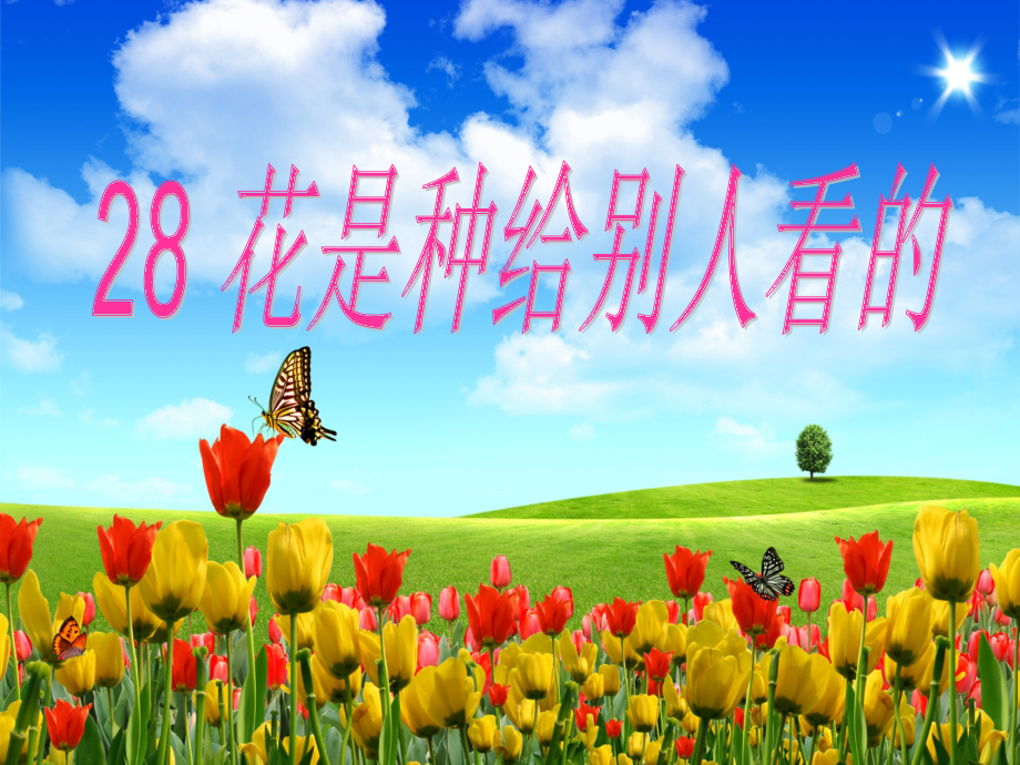 花是种给别人看的.ppt_第1页
